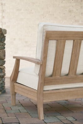 Carter Hall Lounge Chair with Cushion - Beige Lounge Chair modern furniture Contempo Furniture