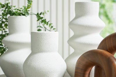 Carterworth Accessory Set (Set of 5) - White Table Accessory Set modern furniture Contempo Furniture