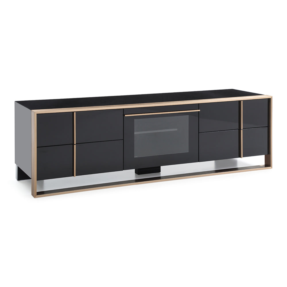 Cartier Modern Black & Rosegold TV Stand - View 8