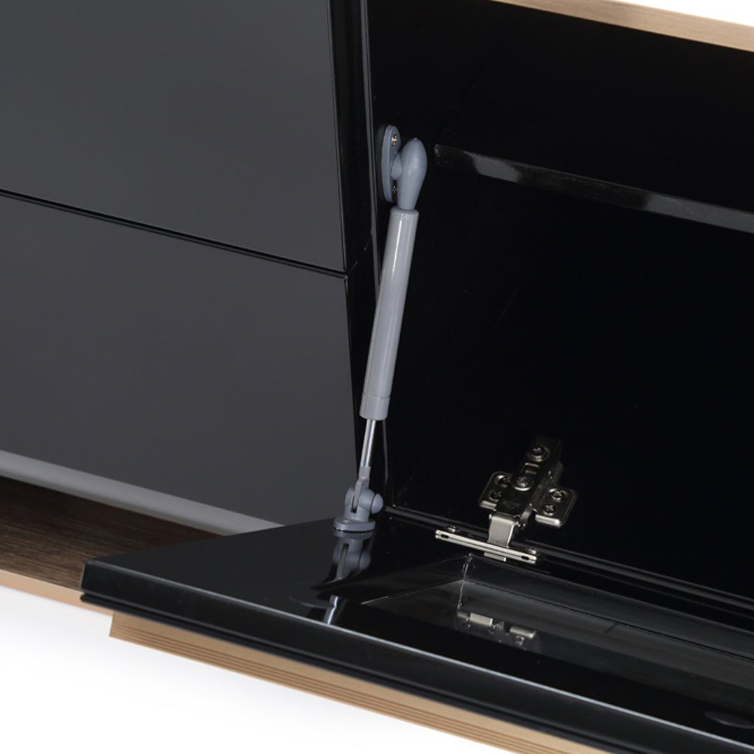 Cartier Modern Black & Rosegold TV Stand