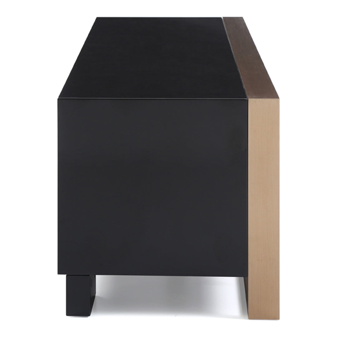 Cartier Modern Black & Rosegold TV Stand