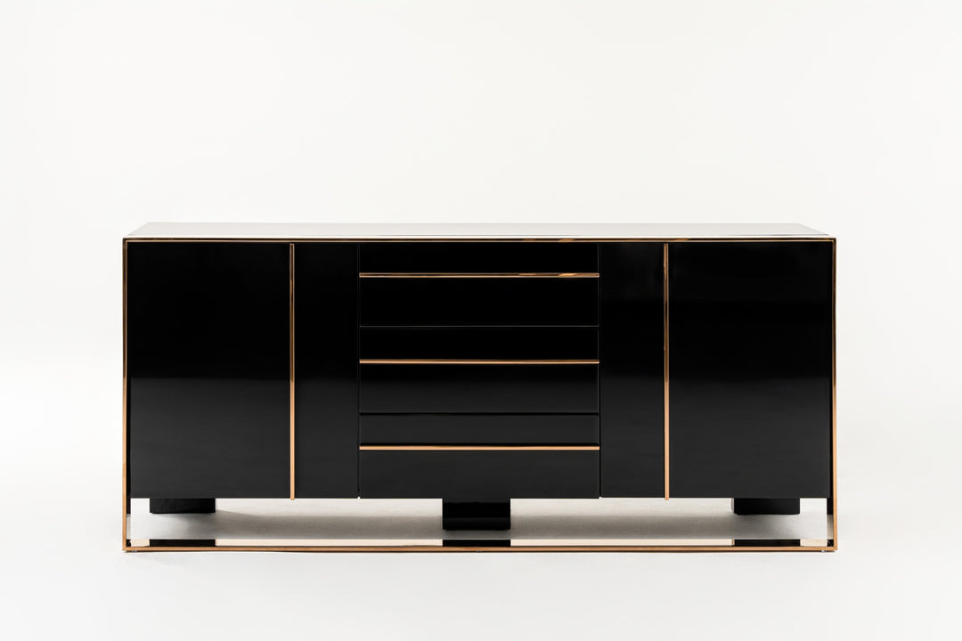 Cartier Modern Black & Rosegold Buffet