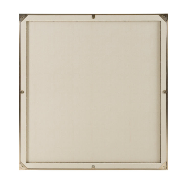 Cartier  Modern Beige Shagreen & Brushed Brass Mirror