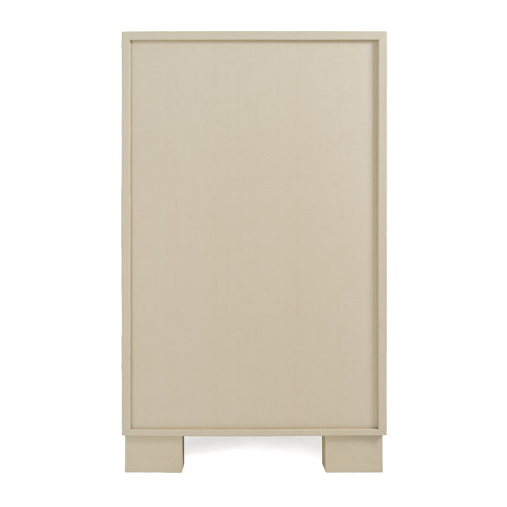 Cartier - Modern Beige Shagreen and Brushed Brass Chest