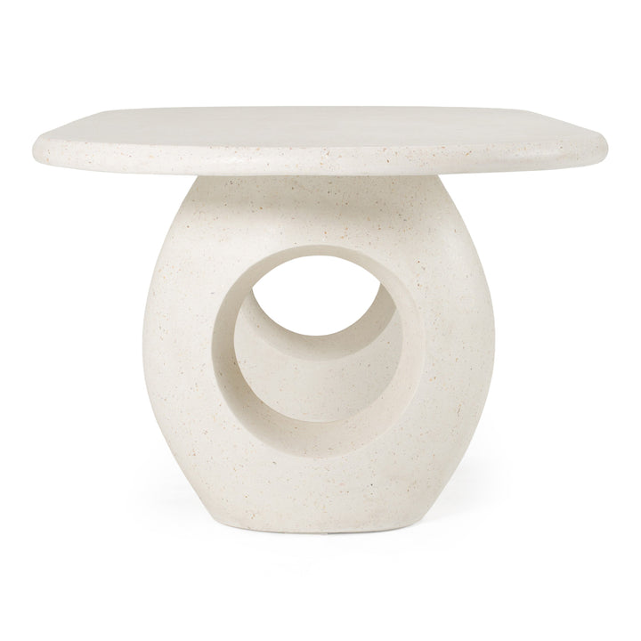 Carville - Modern Terrazzo Concrete Oval Dining Table - View 3