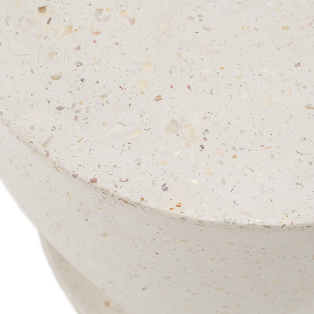 Carville  Modern Terrazzo Concrete Dining Stool