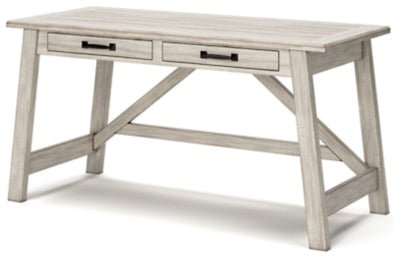 Carynhurst 60" Home Office Desk - Beige Writing Desk modern furniture Contempo Furniture