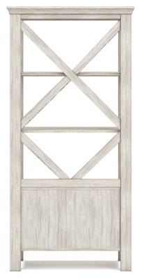 Carynhurst 75" Bookcase - Beige Standard Bookcase modern furniture Contempo Furniture