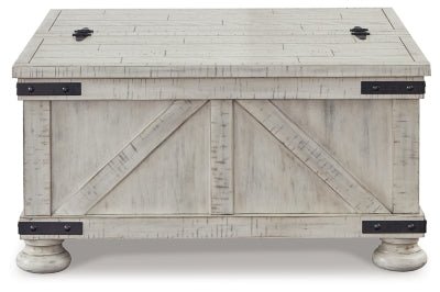 Carynhurst Coffee Table - Beige Cocktail Table modern furniture Contempo Furniture