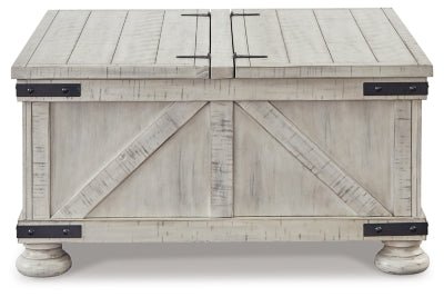 Carynhurst Coffee Table - Beige Cocktail Table modern furniture Contempo Furniture