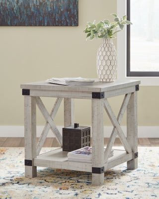 Carynhurst End Table - Beige End Table modern furniture Contempo Furniture