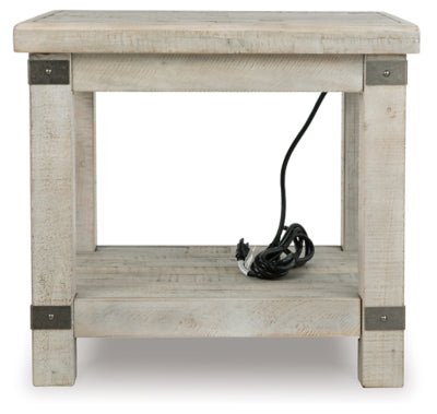 Carynhurst End Table - Pearl Silver End Table modern furniture Contempo Furniture