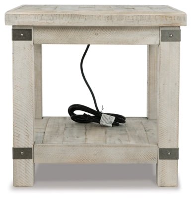 Carynhurst End Table - Pearl Silver End Table modern furniture Contempo Furniture