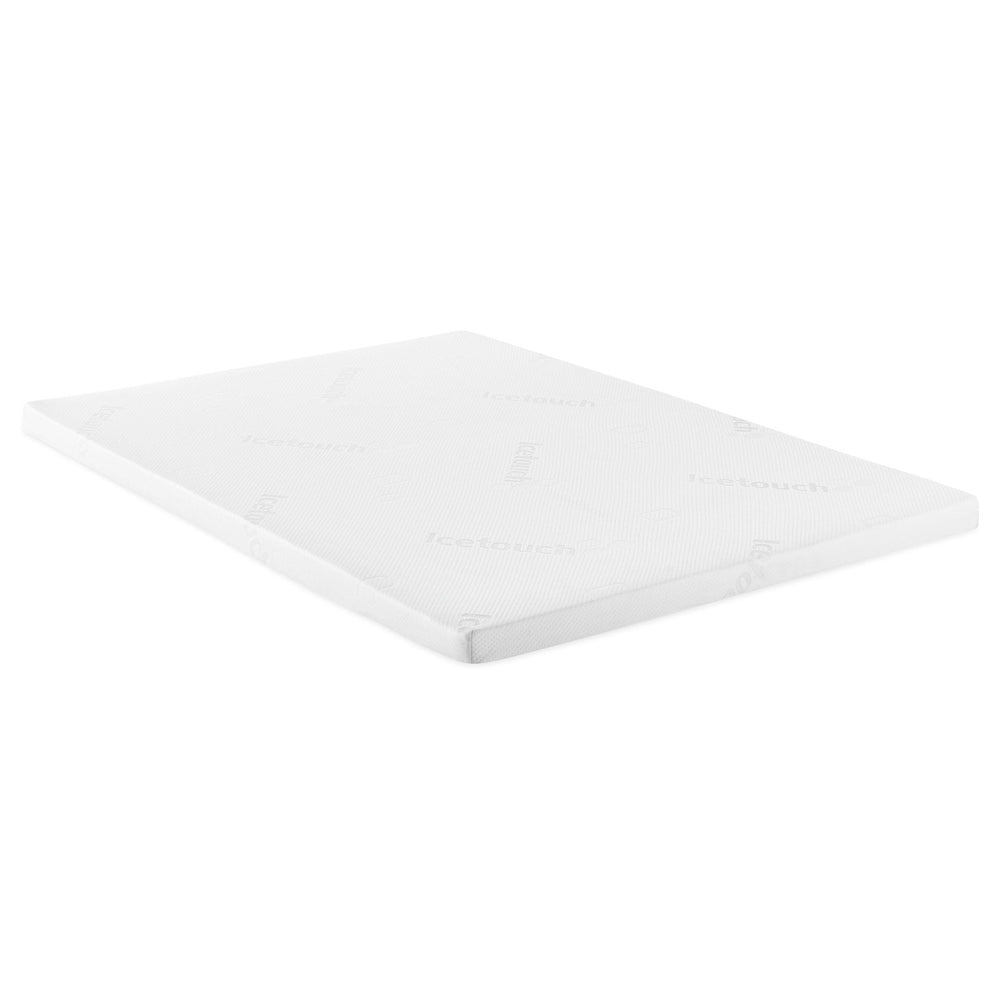 Cascade - Full Cool Memory Foam Mattress Topper - White Mattress Pad & Topper modern furniture Contempo Furniture