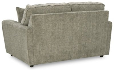 Cascilla Loveseat - Gray Stationary Loveseat modern furniture Contempo Furniture