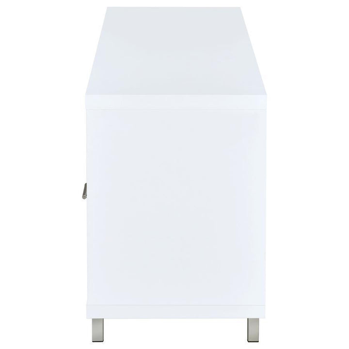 Casey - 2 - Drawer Engineered Wood TV Stand - White TV Stand modern furniture Contempo Furniture