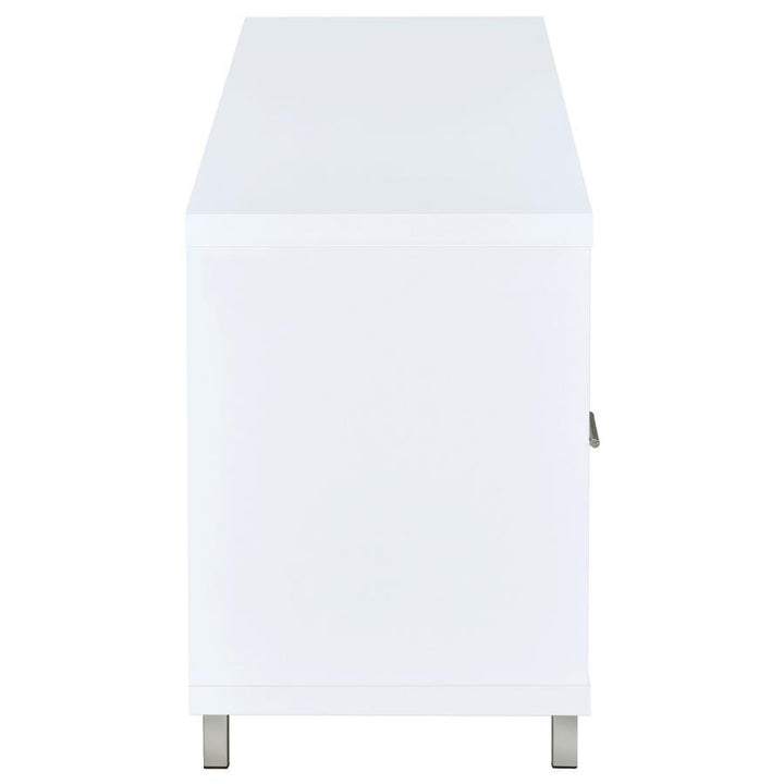 Casey - 2 - Drawer Engineered Wood TV Stand - White TV Stand modern furniture Contempo Furniture