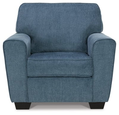 Cashton Chair - Blue Arm Chair modern furniture Contempo Furniture
