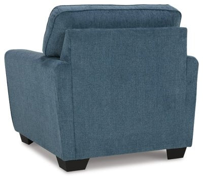 Cashton Chair - Blue Arm Chair modern furniture Contempo Furniture