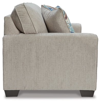 Cashton Loveseat - Dark Gray Stationary Loveseat modern furniture Contempo Furniture