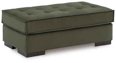 Caspian - Town Oversized Accent Ottoman - Green Accent Ottoman modern furniture Contempo Furniture