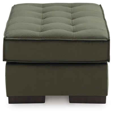 Caspian - Town Oversized Accent Ottoman - Green Accent Ottoman modern furniture Contempo Furniture