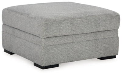 Casselbury Ottoman With Storage - Dark Gray | Ashley Furniture
