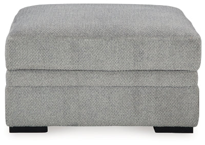 Casselbury Ottoman With Storage - Dark Gray Storage Ottoman modern furniture Contempo Furniture