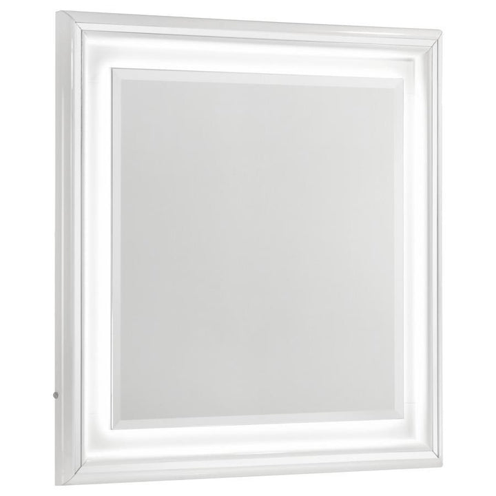 Cassia - Dresser Mirror - White High Gloss Mirror modern furniture Contempo Furniture