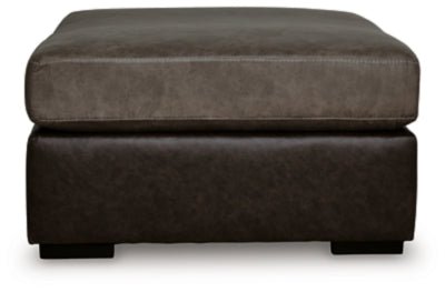 Castille Way Oversized Accent Ottoman - Dark Brown Accent Ottoman modern furniture Contempo Furniture