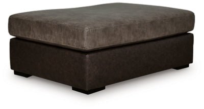 Castille Way Oversized Accent Ottoman - Dark Brown | Ashley Furniture