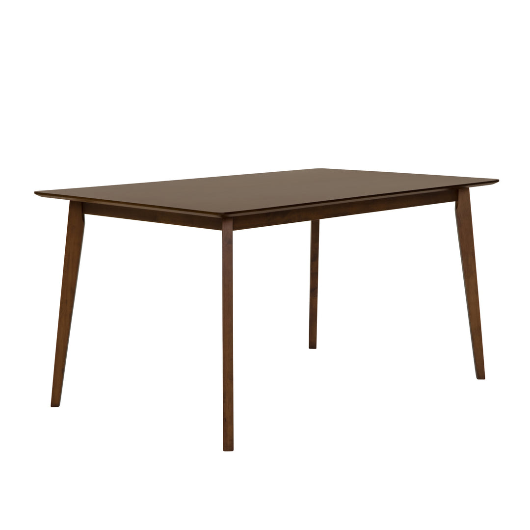 Castillo Modern Walnut Dining Table