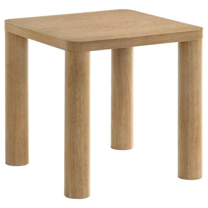 Castlewood - 2 Piece Cocktail Coffee Table Set - Washed Oak Table Set modern furniture Contempo Furniture