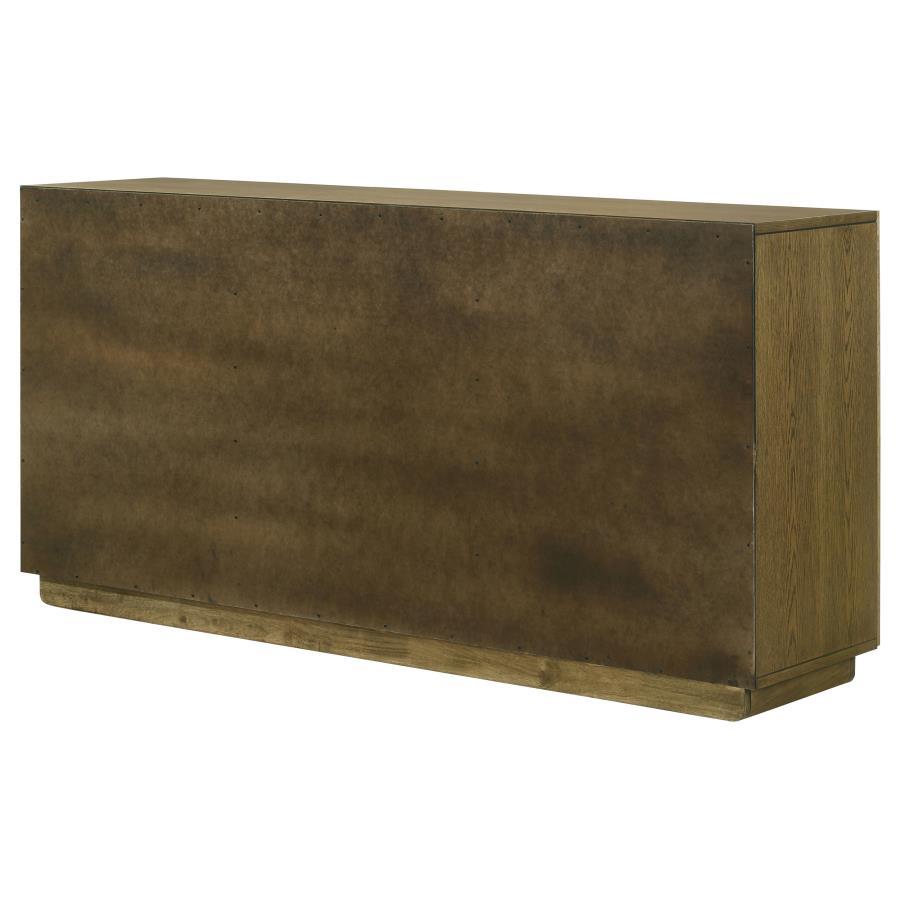 Castlewood - Dining Sideboard Buffet Server - Brown Oak Servers modern furniture Contempo Furniture