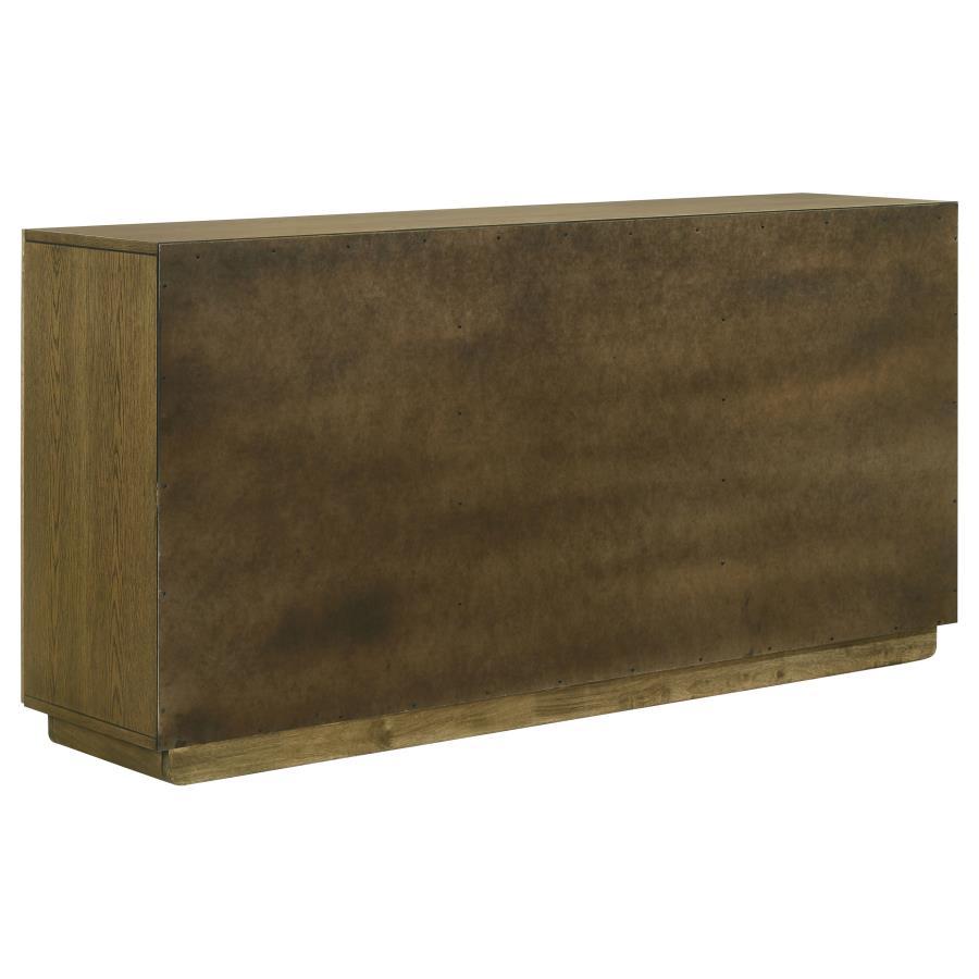Castlewood - Dining Sideboard Buffet Server - Brown Oak Servers modern furniture Contempo Furniture