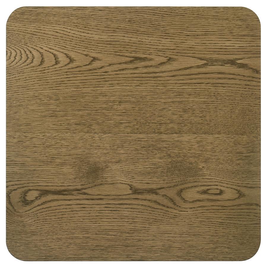 Castlewood - Engineered Wood Accent Side End Table - Brown Oak End Table modern furniture Contempo Furniture