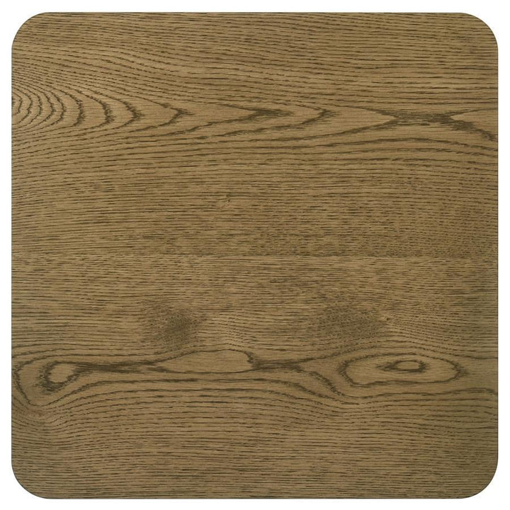 Castlewood - Engineered Wood Accent Side End Table - Brown Oak End Table modern furniture Contempo Furniture