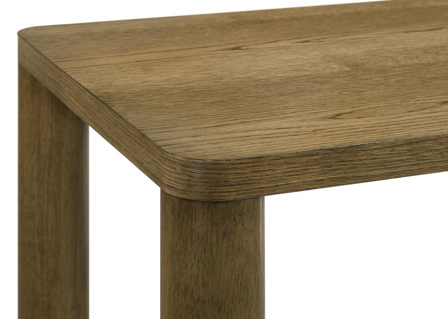 Castlewood - Engineered Wood Accent Side End Table - Brown Oak End Table modern furniture Contempo Furniture