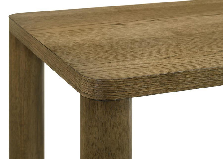 Castlewood - Engineered Wood Cocktail Coffee Table - Brown Oak Coffee Table modern furniture Contempo Furniture
