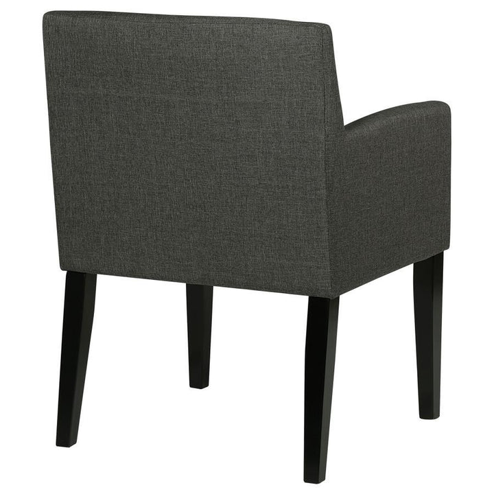 Catherine - Upholstered Dining Arm Chair (Set of 2) - Gray Chair Set modern furniture Contempo Furniture