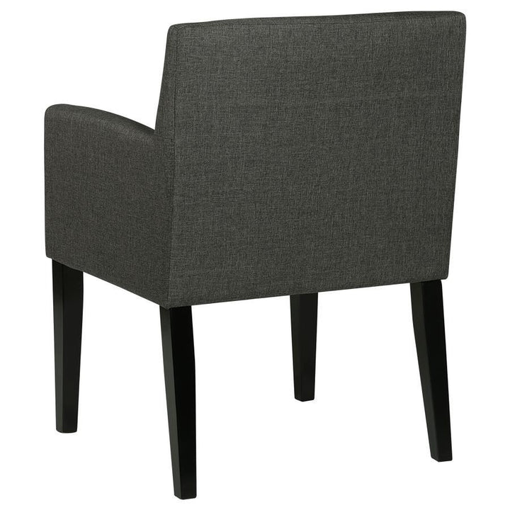 Catherine - Upholstered Dining Arm Chair (Set of 2) - Gray Chair Set modern furniture Contempo Furniture