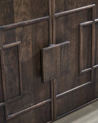 Cato Accent Cabinet - Dark Brown Accent Cabinet modern furniture Contempo Furniture