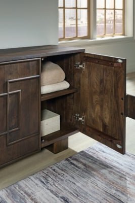 Cato Accent Cabinet - Dark Brown Accent Cabinet modern furniture Contempo Furniture