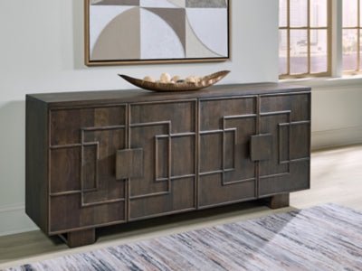 Cato Accent Cabinet - Dark Brown Accent Cabinet modern furniture Contempo Furniture