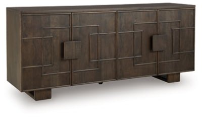 Cato Accent Cabinet - Dark Brown | Ashley Furniture