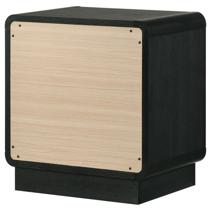 Cavelle - 2 - Drawer Nightstand Bedside Table - Black Accent Nightstand modern furniture Contempo Furniture