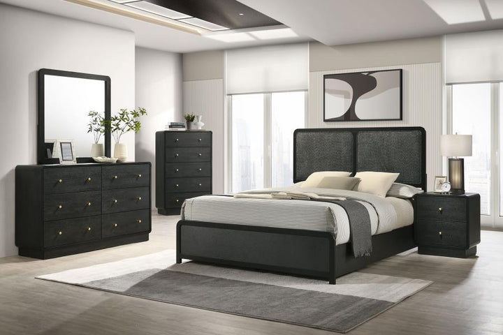 Cavelle - Dresser Mirror - Black Mirror modern furniture Contempo Furniture