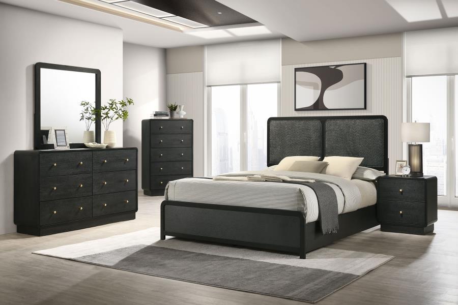 Cavelle - Dresser Mirror - Black Mirror modern furniture Contempo Furniture