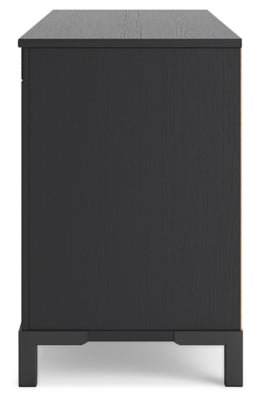 Cayberry 60" TV Stand with Electric Fireplace - Black Fireplace TV Stand modern furniture Contempo Furniture