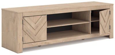 Cayboni 71" TV Stand - Beige TV Stand modern furniture Contempo Furniture